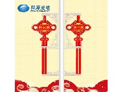 中国结景观灯：LED中国结灯杆造型怎么做